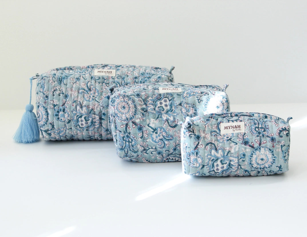 Dusty Blue Travel Set