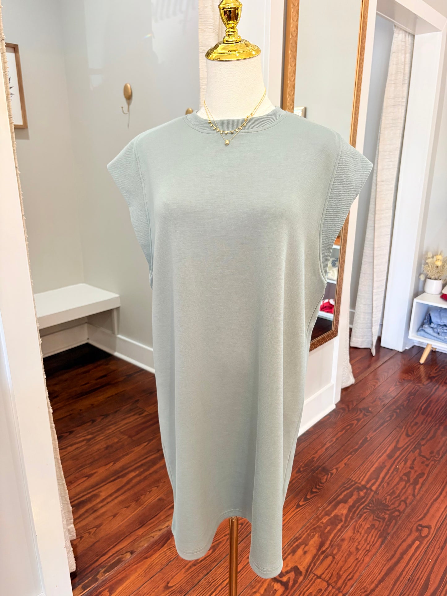 Sage Basic Dress