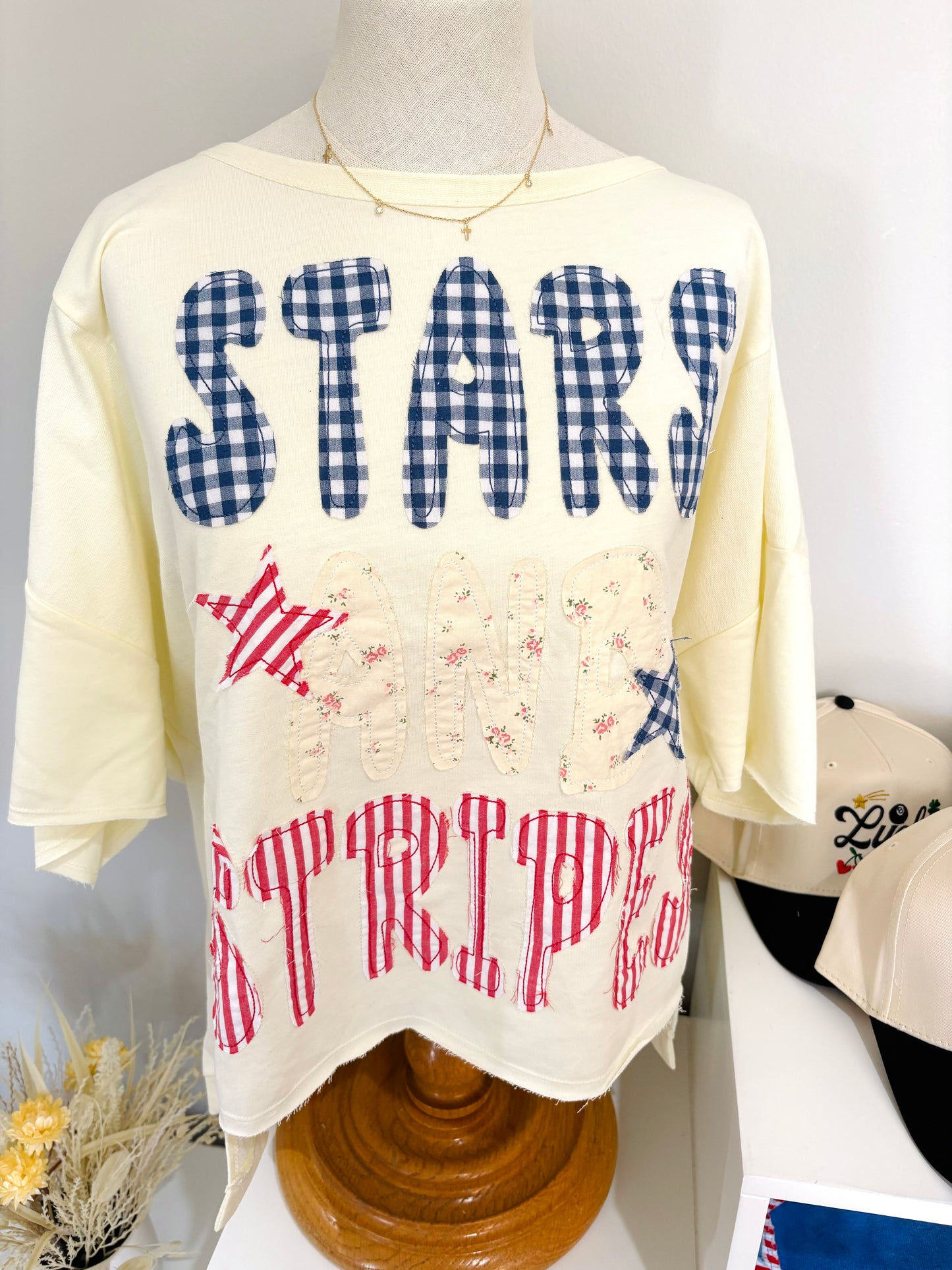 Stars and Stripes Patch Shirt