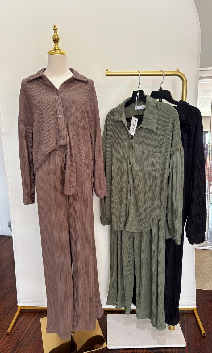 Pleated Set