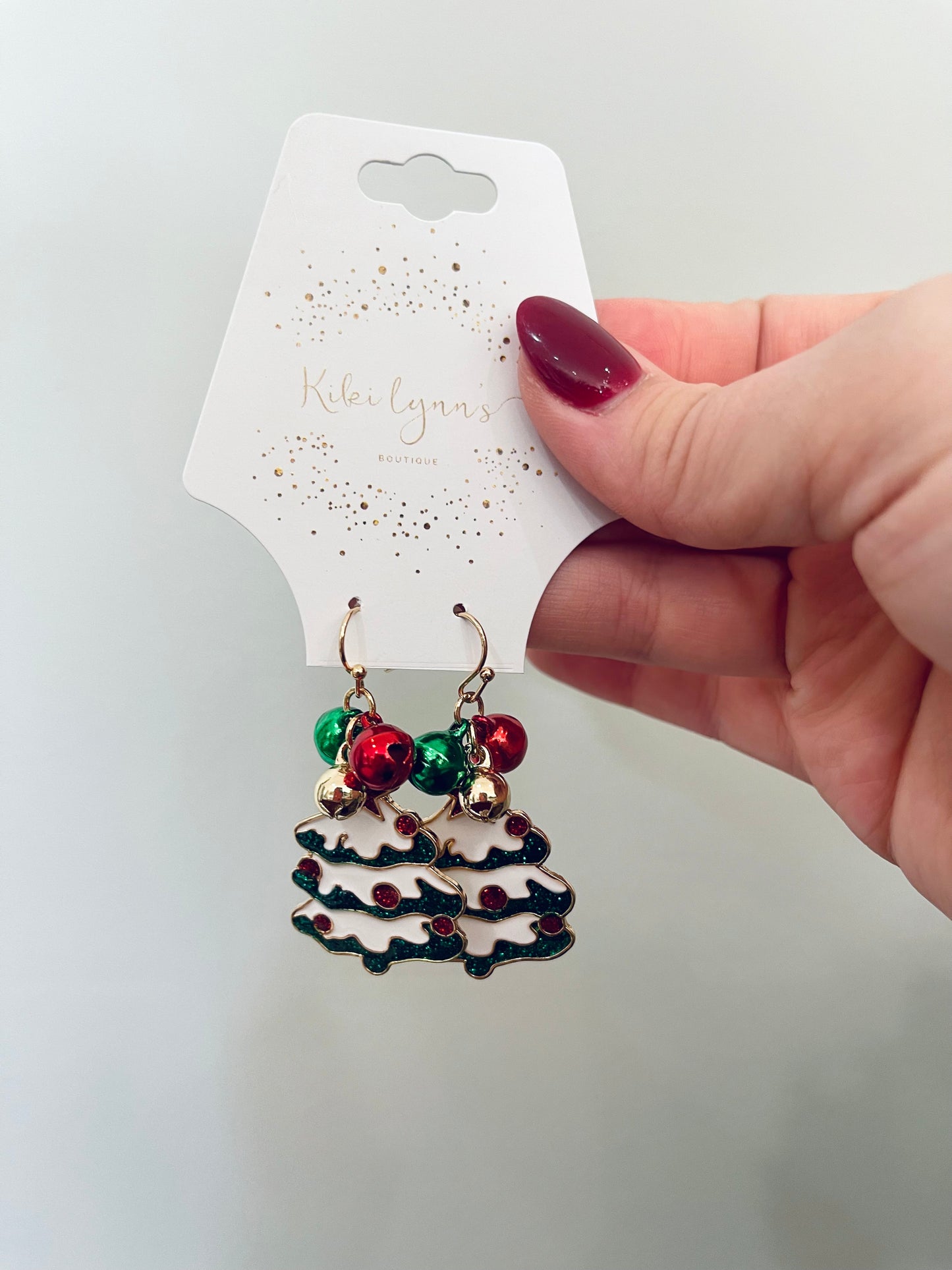 Snowy Tree Earrings