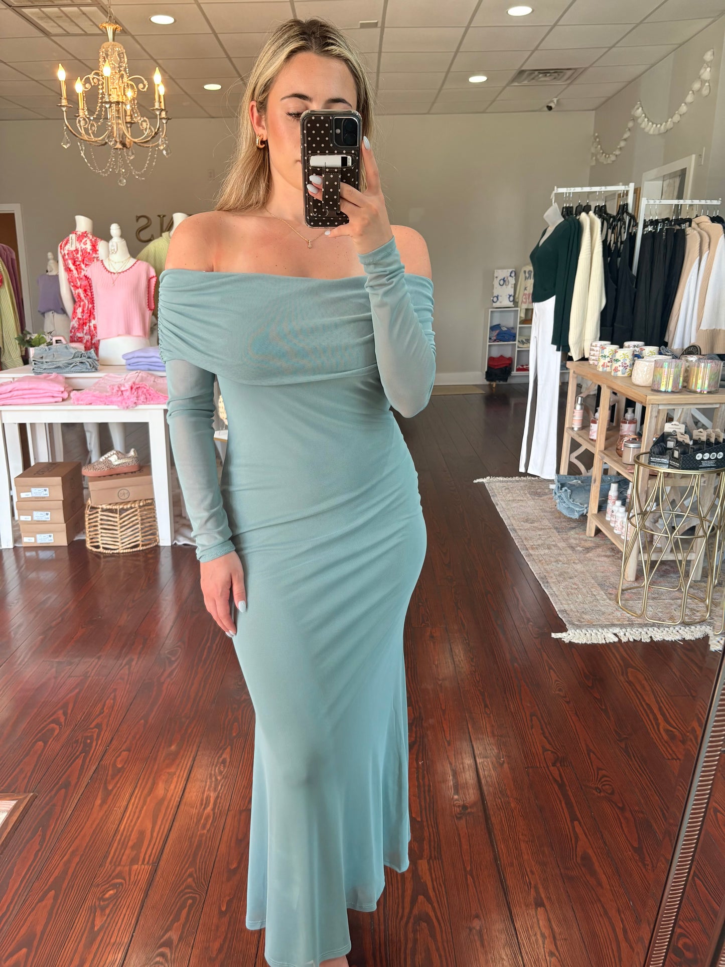 Off The Shoulder Maxi