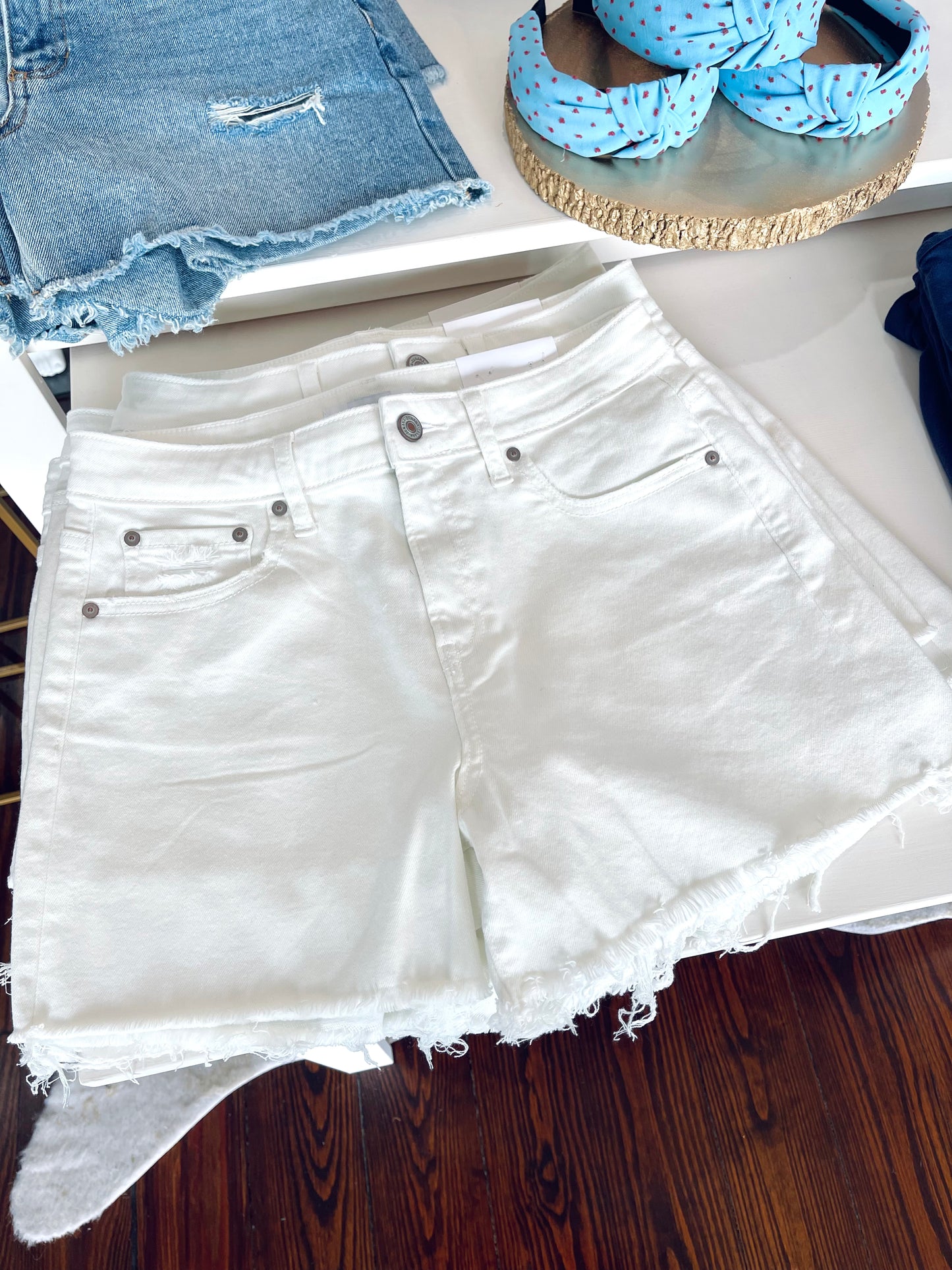 White Shorts