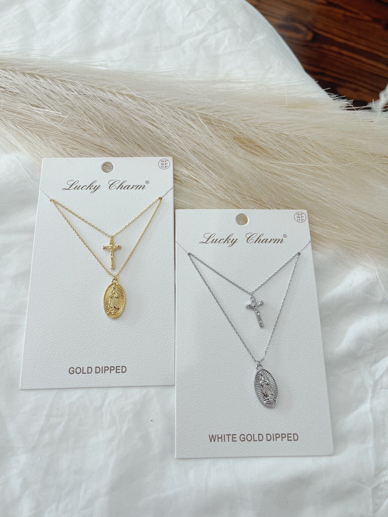 Oval Layered Necklace