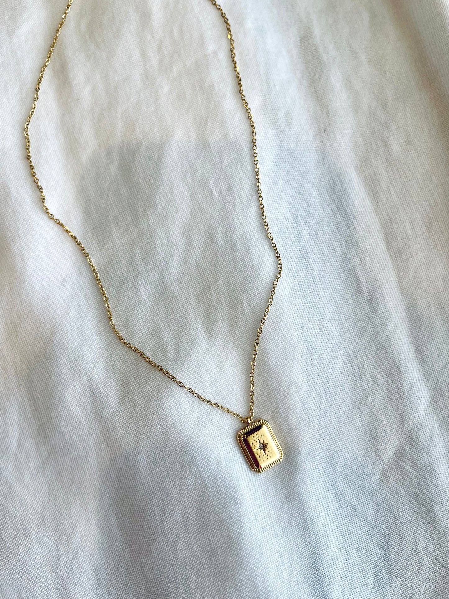 Rectangle Pendant Earrings