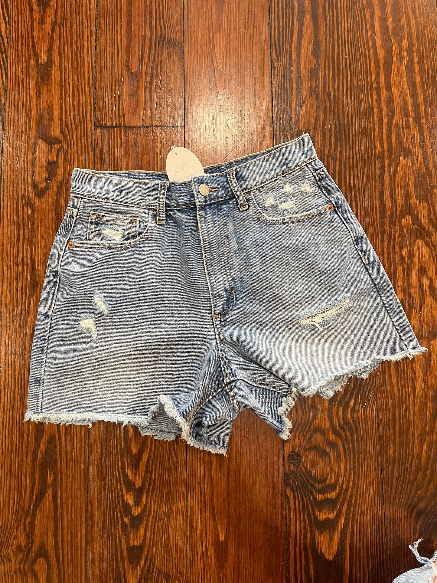 Medium Denim Mom Shorts