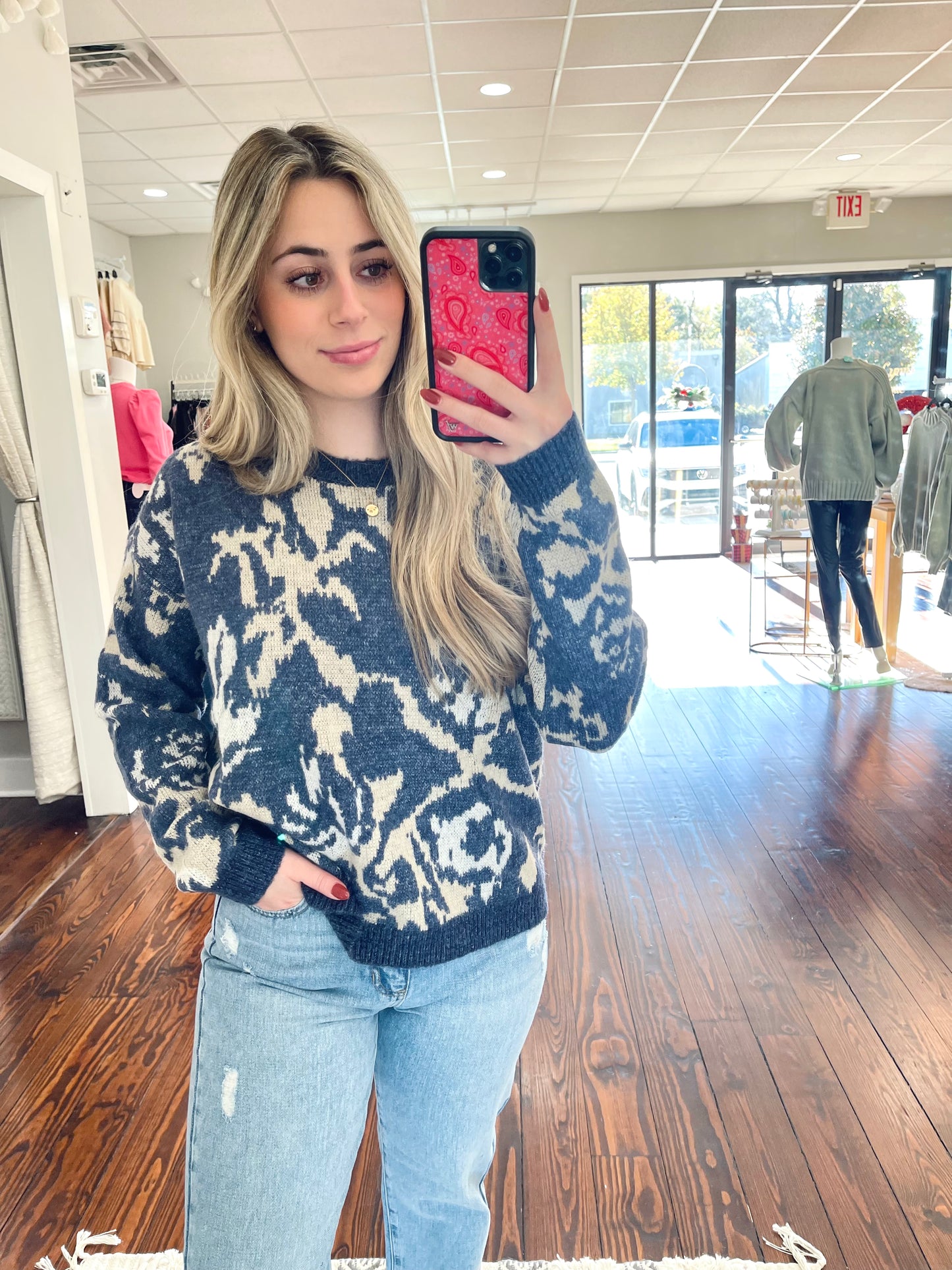 Vintage Navy Sweater