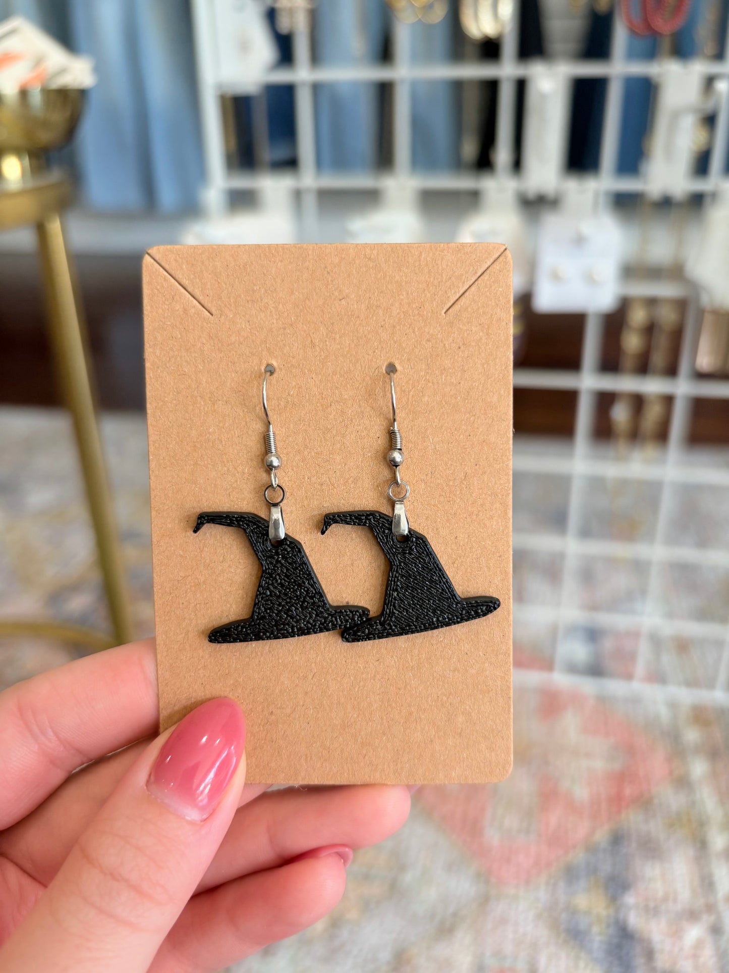 Witch Hat Earrings