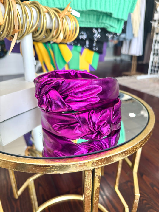 Metallic Purple Headband