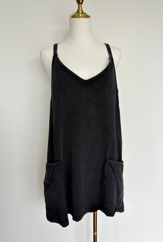 Black Sporty Mini Dress