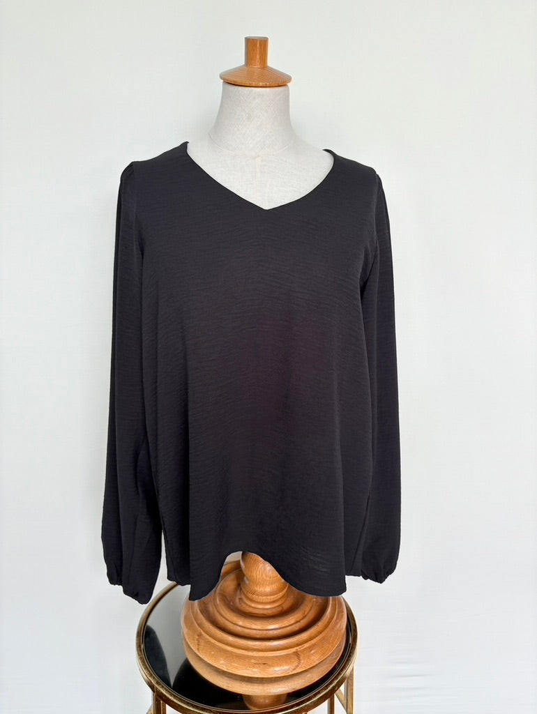 Basic Long Sleeve Blouse