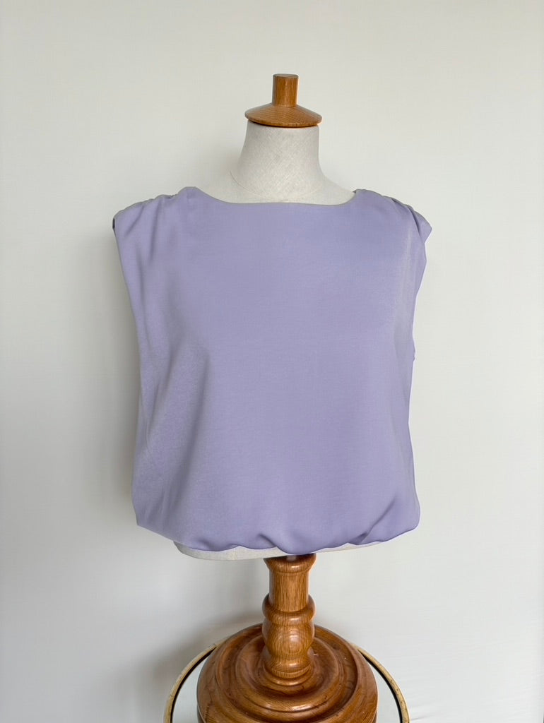 Lilac Silk Blouse