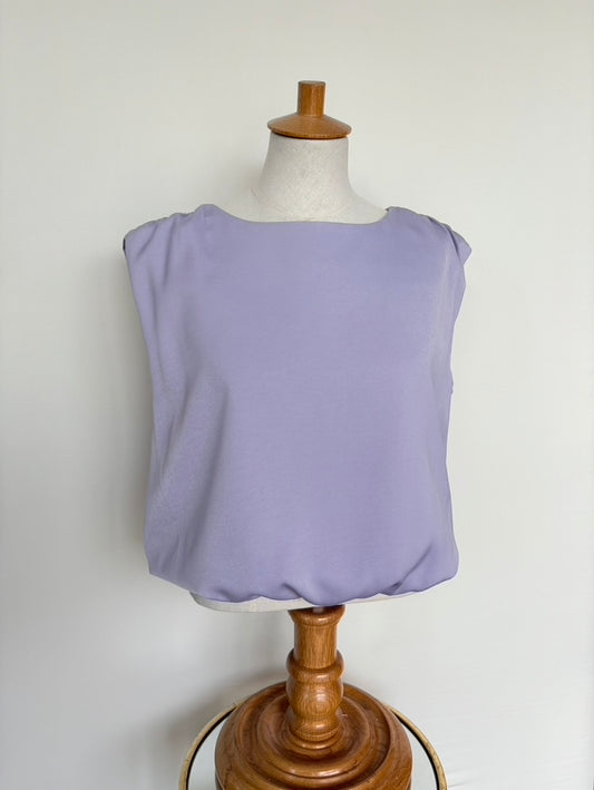 Lilac Silk Blouse