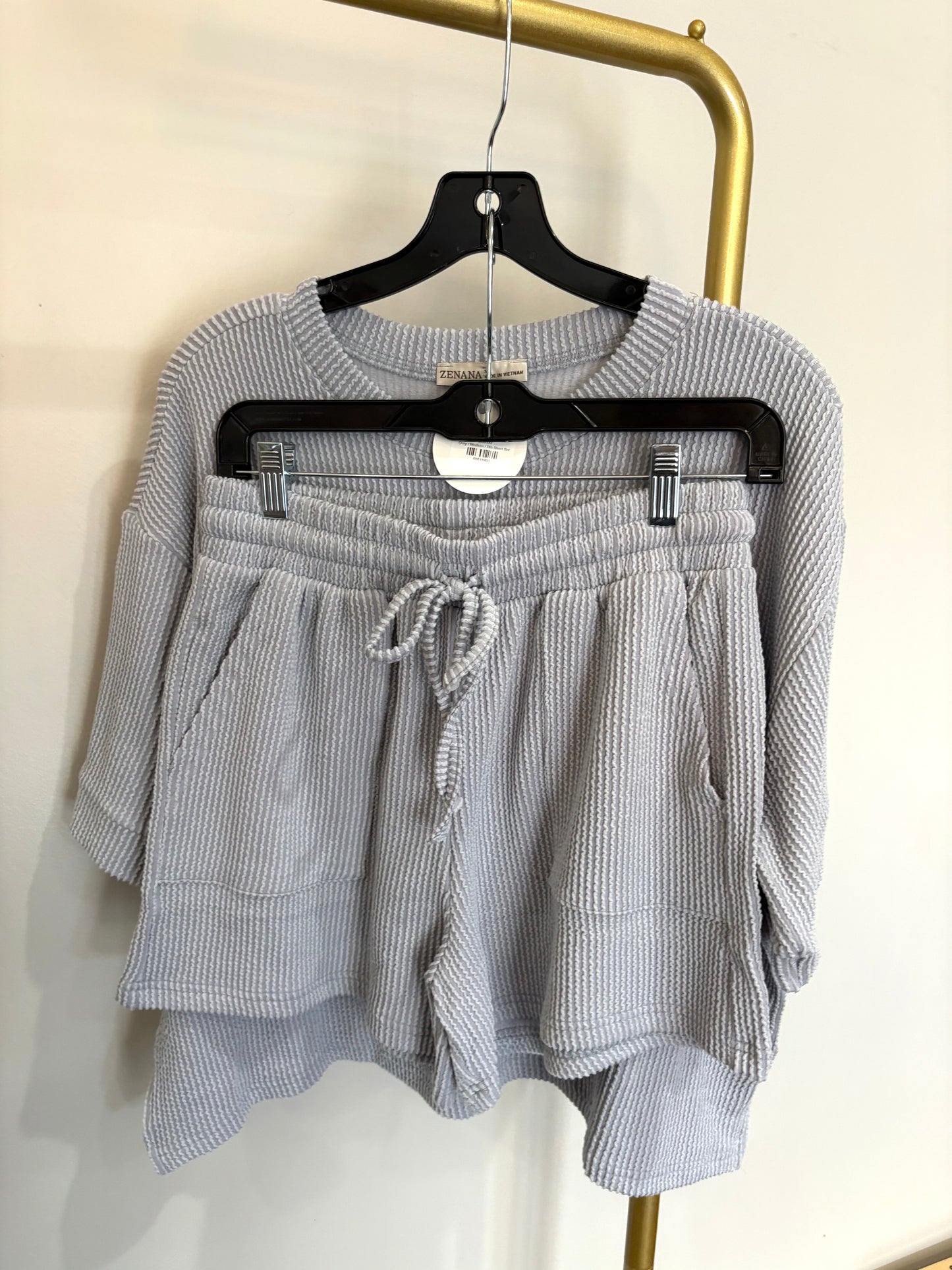 Rib Short Set