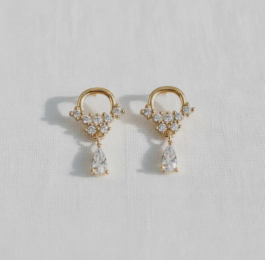 Mini Rhinestone Earrings
