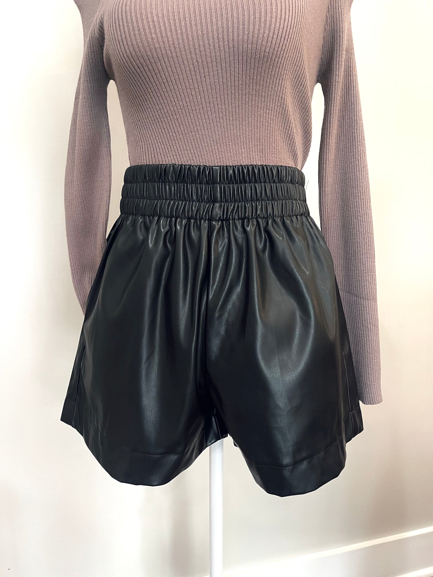 Leather Shorts