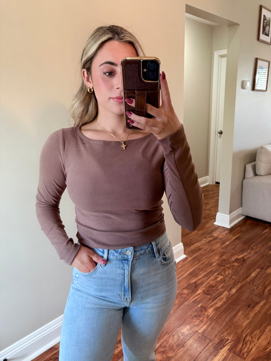 Boat Neck Longsleeve