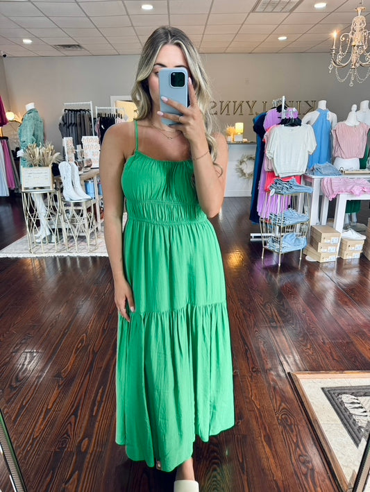 Green Maxi Sundress