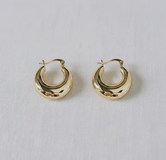 Thick Hoop Earrings