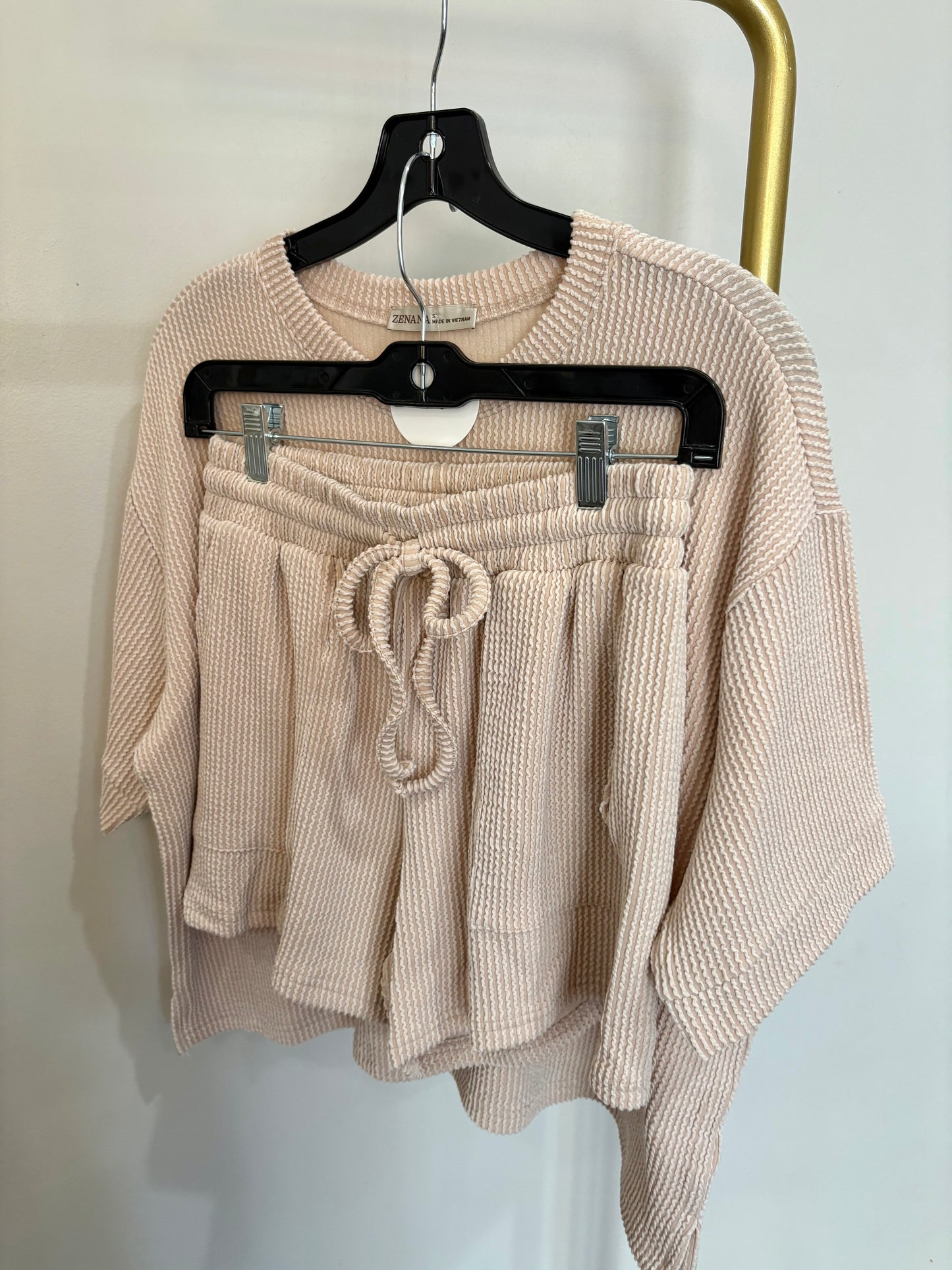 Rib Short Set