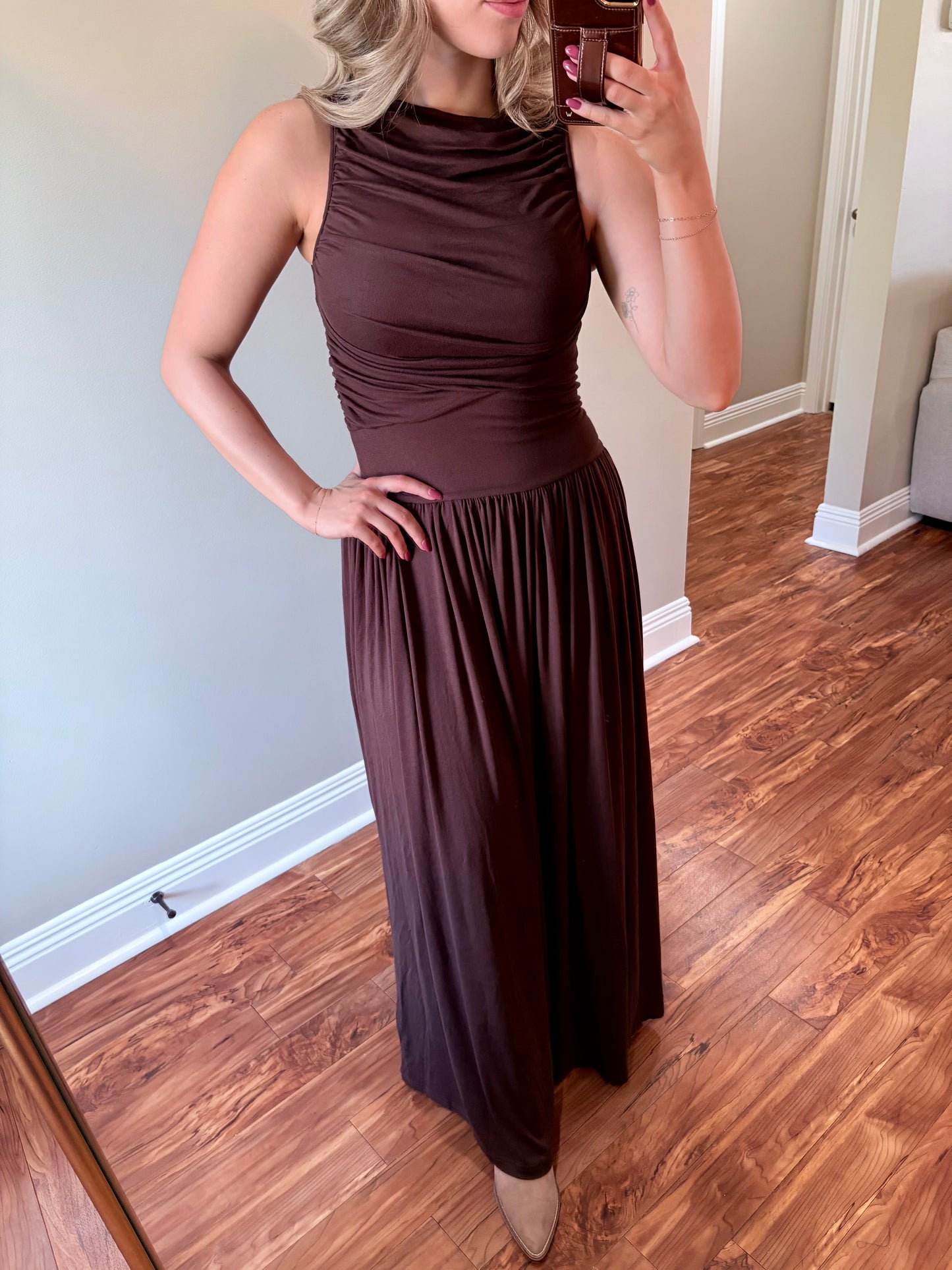 Dark Brown Maxi
