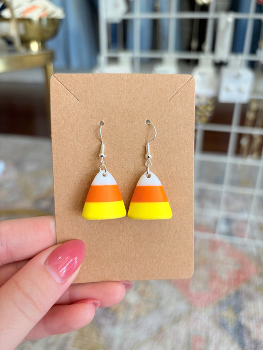 Candy Corn Earrings