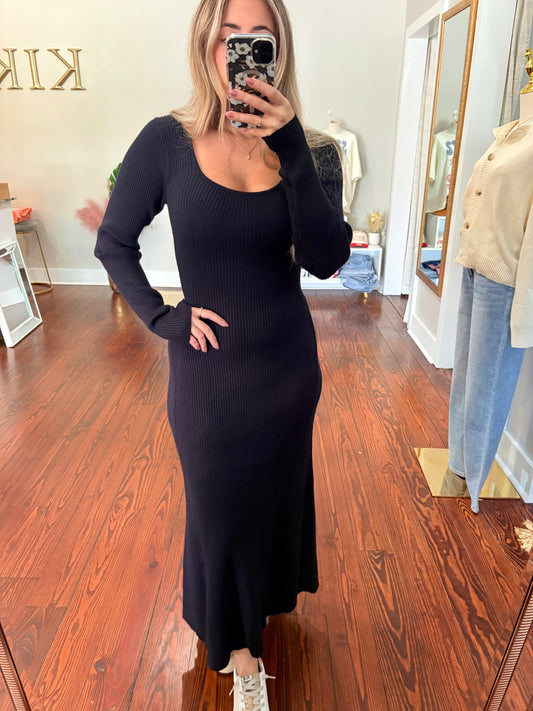 Black Sweater Dress
