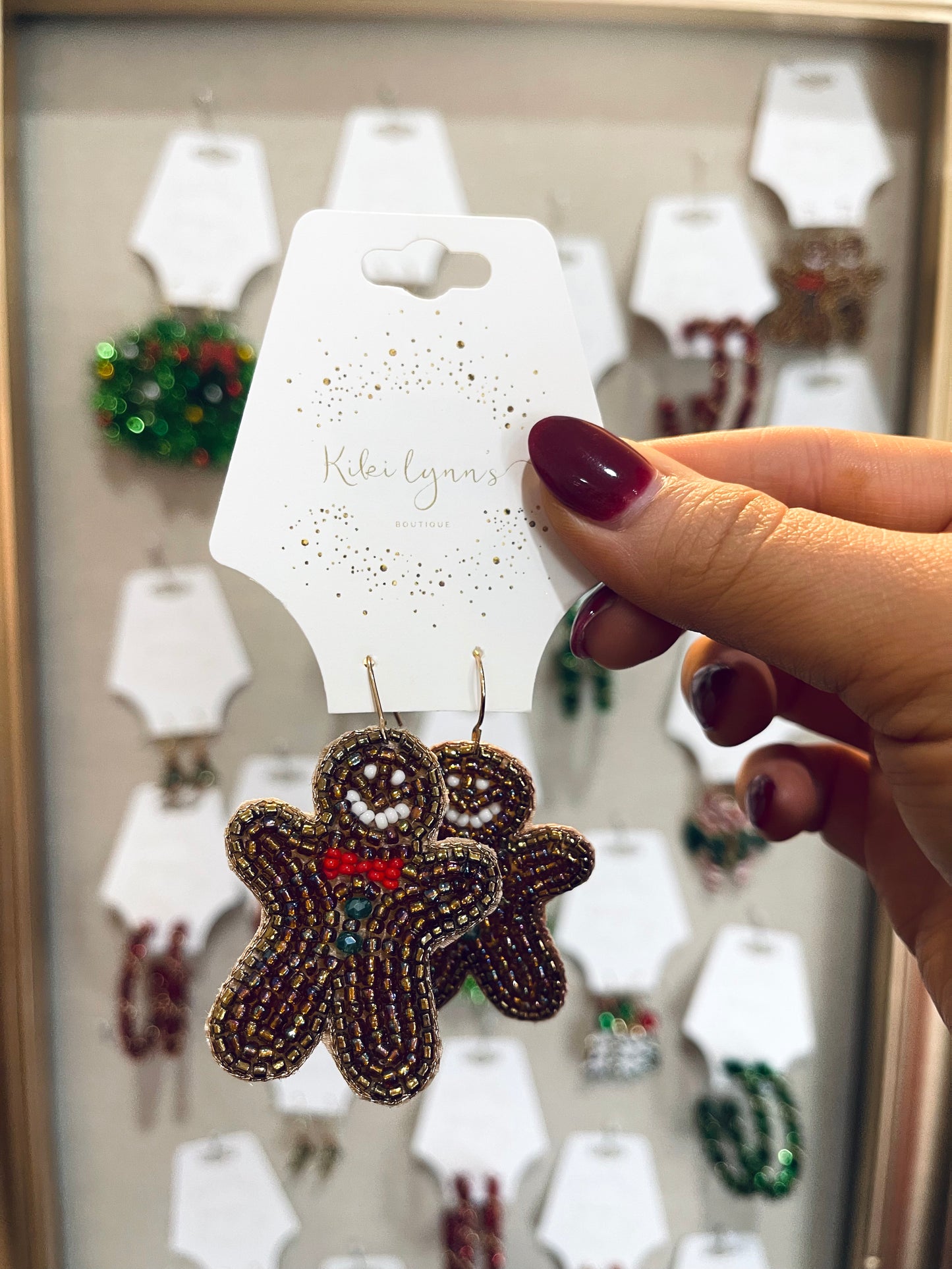 Gingerbread Earrings