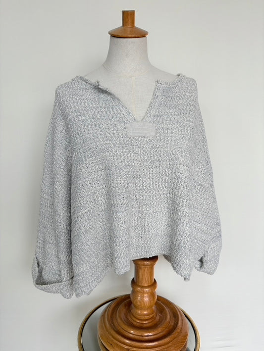 Heather Grey Knit Top