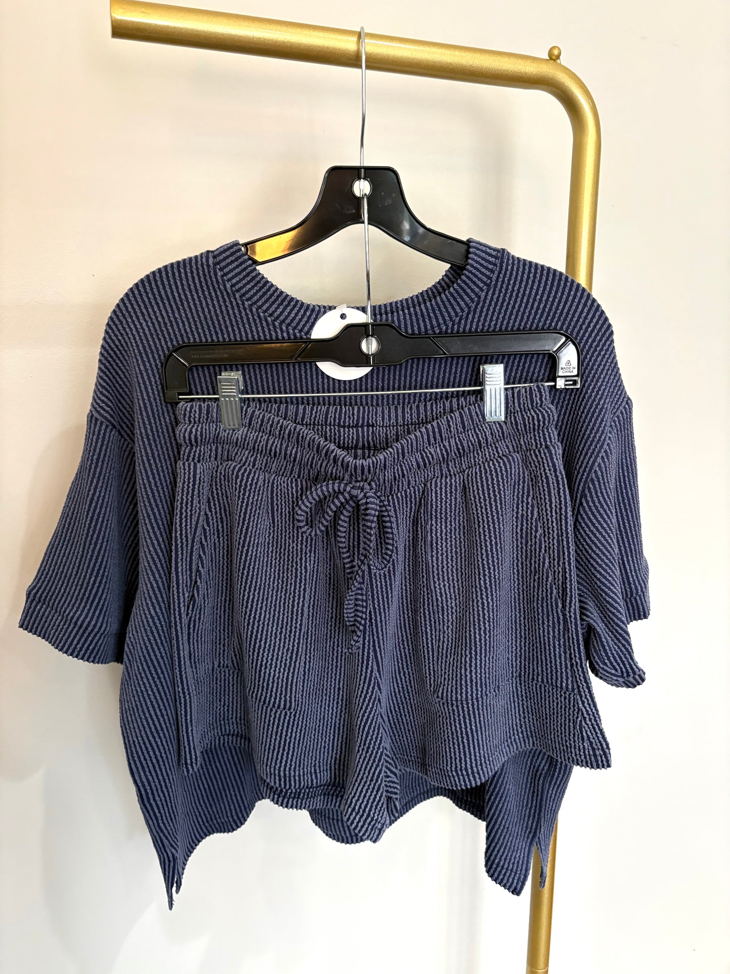 Rib Short Set