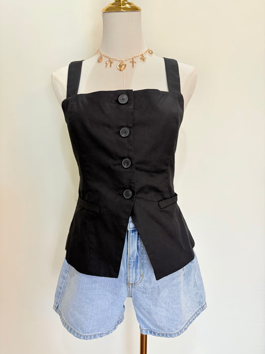 Black Elegant Blouse