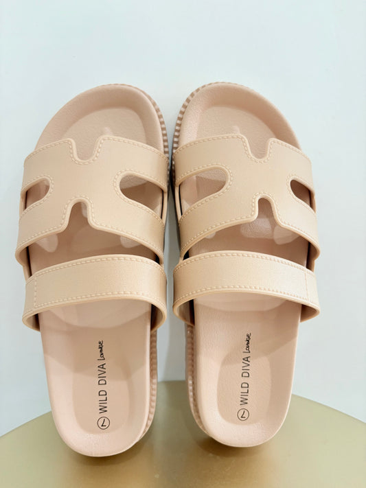 Tan Platform Sandals