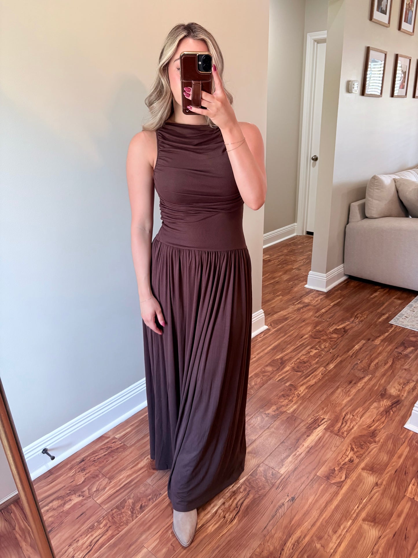 Dark Brown Maxi