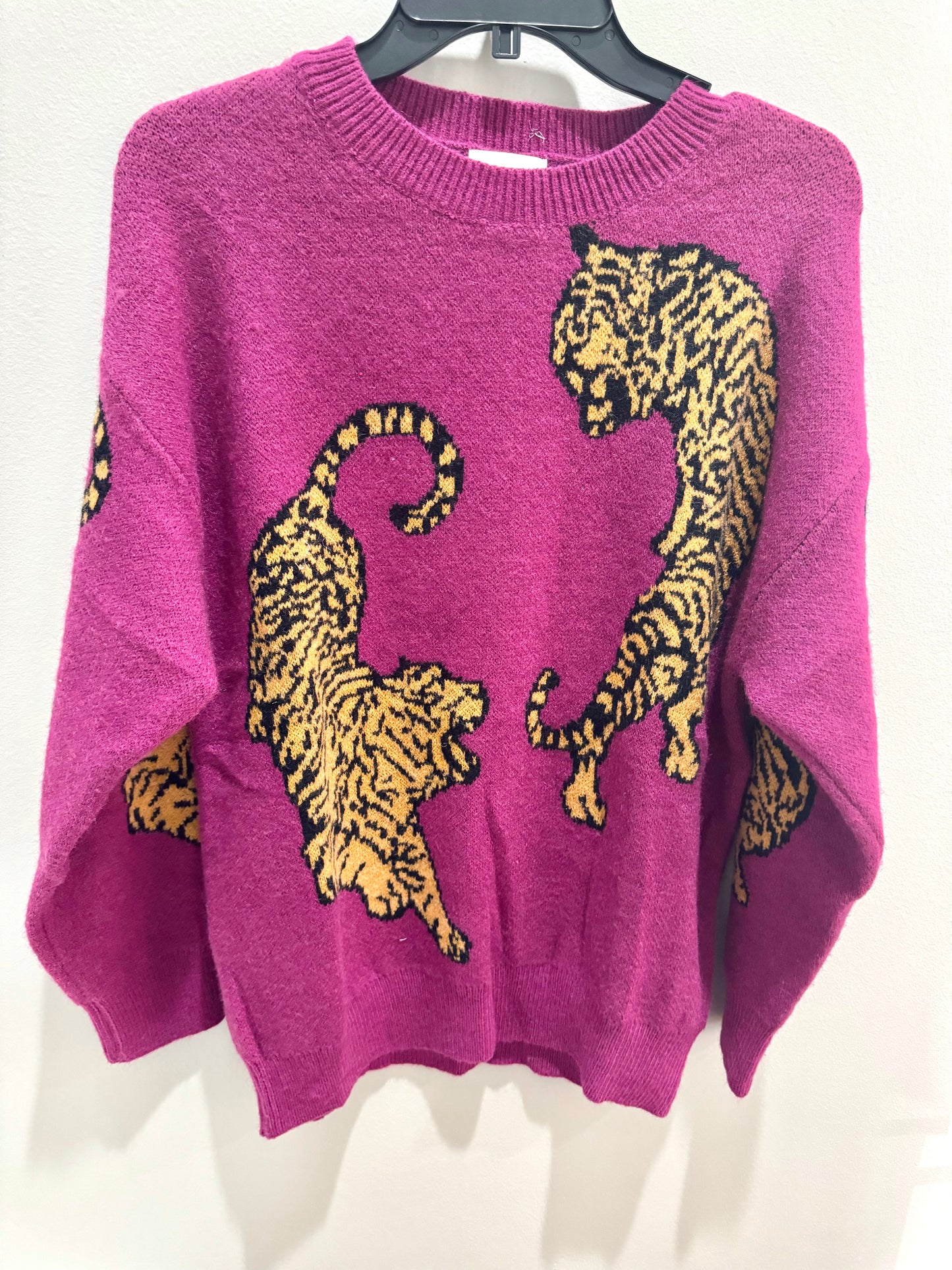 Purple Tiger Sweater