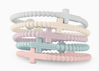 Silicone Cross Bracelet Sets