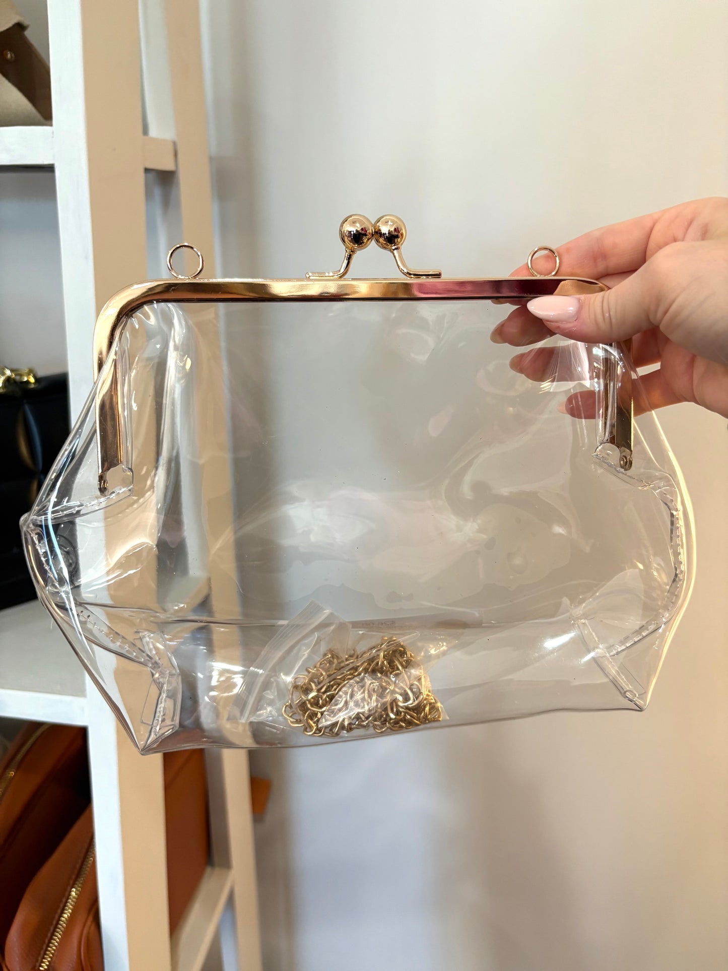 Clear Clutch Crossbody