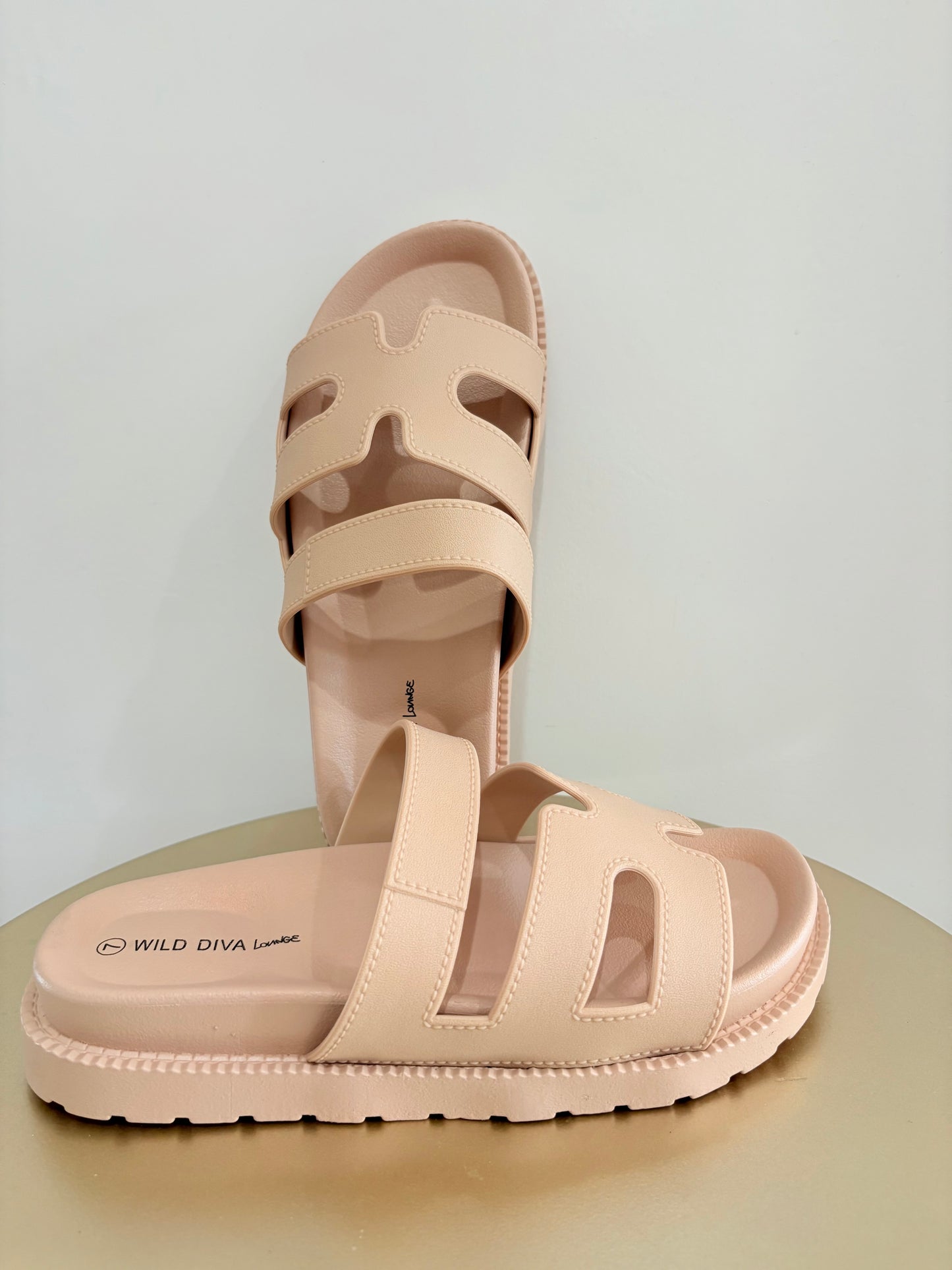 Tan Platform Sandals