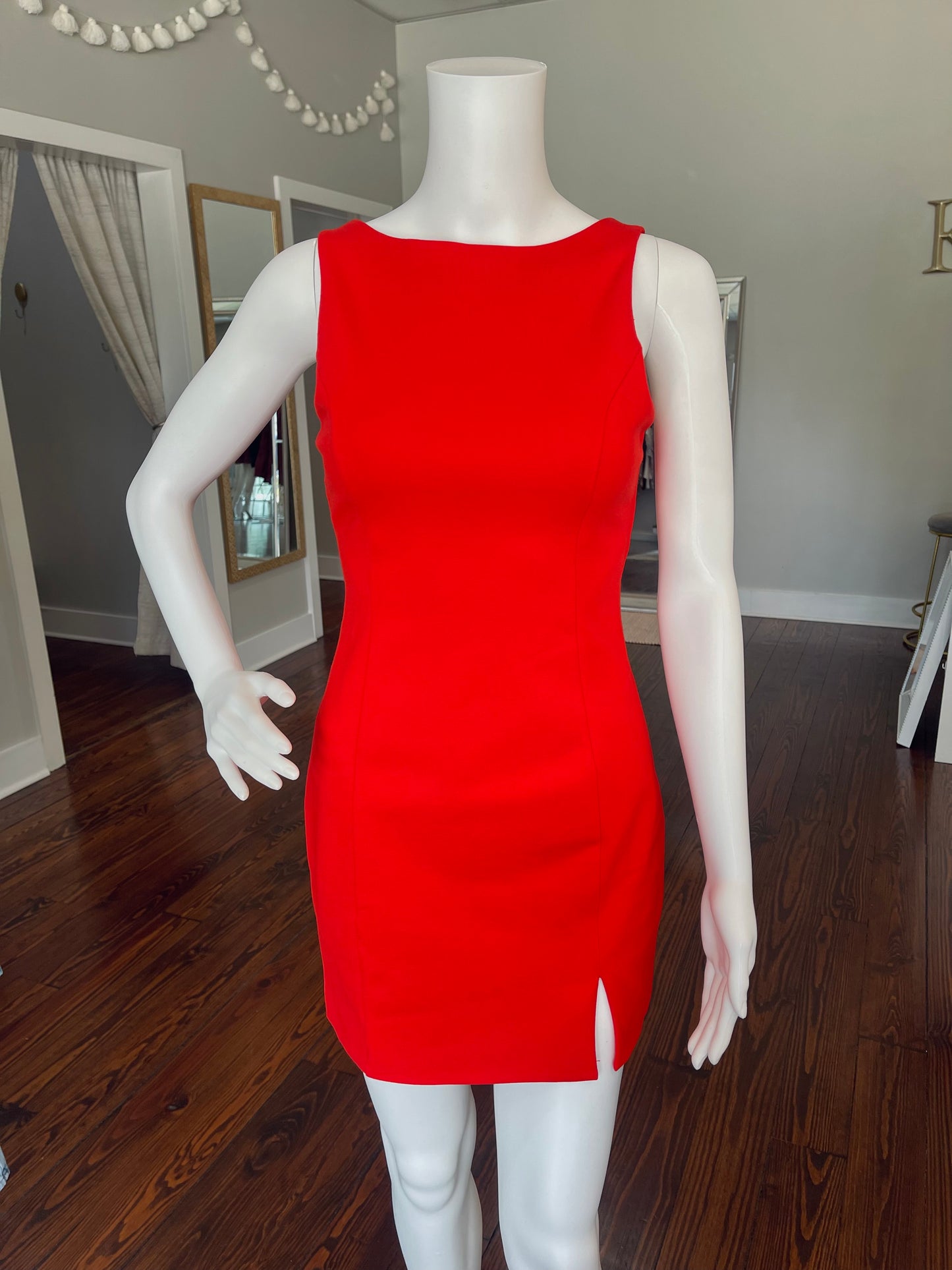 Red Fitted Dress