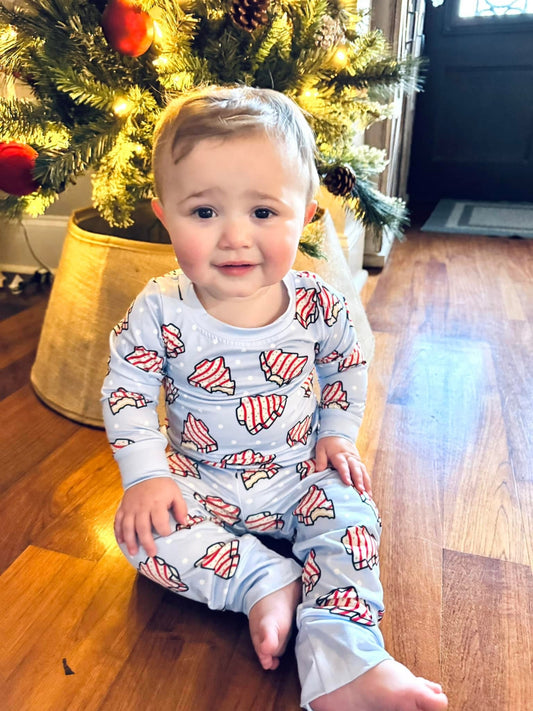 Blue Tree Kid PJ Set