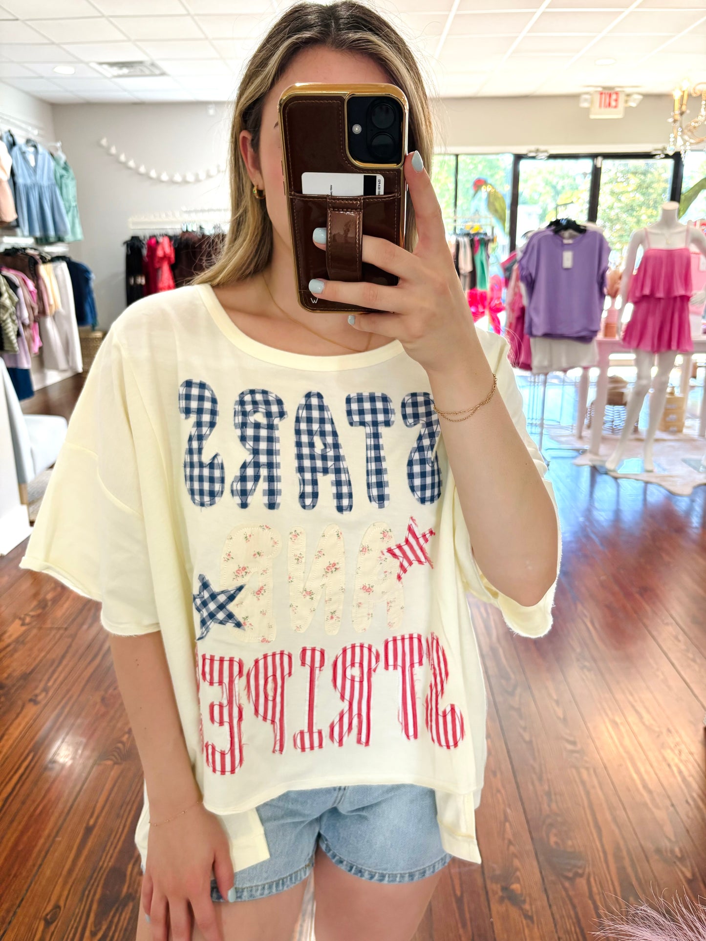 Stars and Stripes Patch Shirt