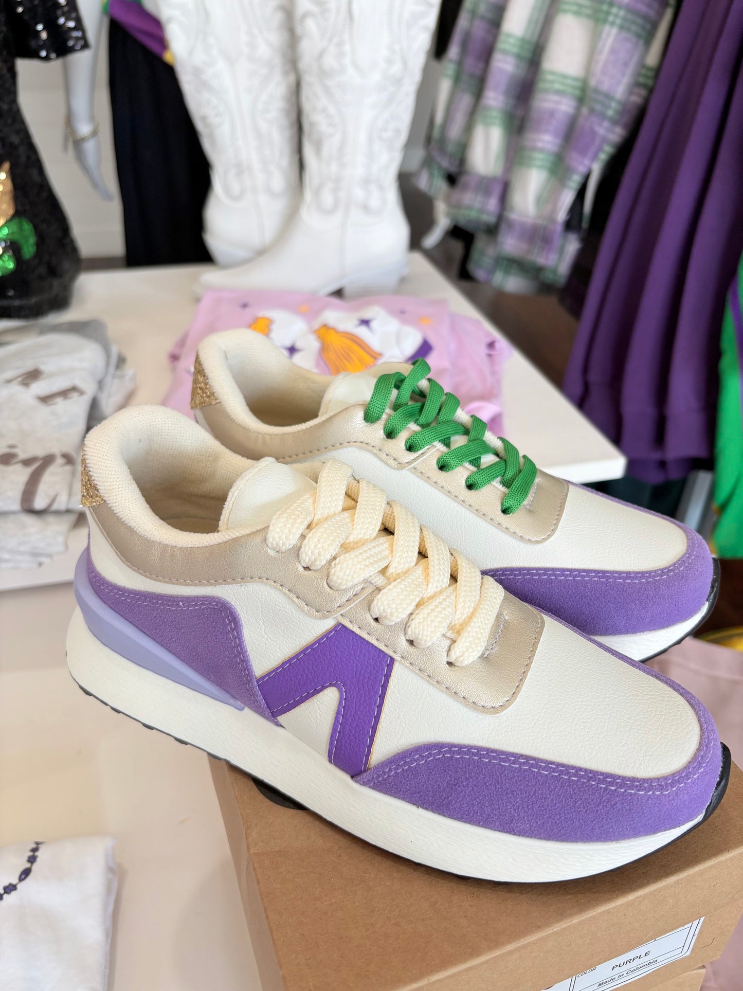 Mardi Gras Sneakers