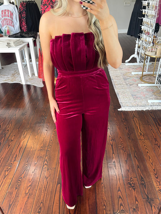 Velvet Jumpsuit