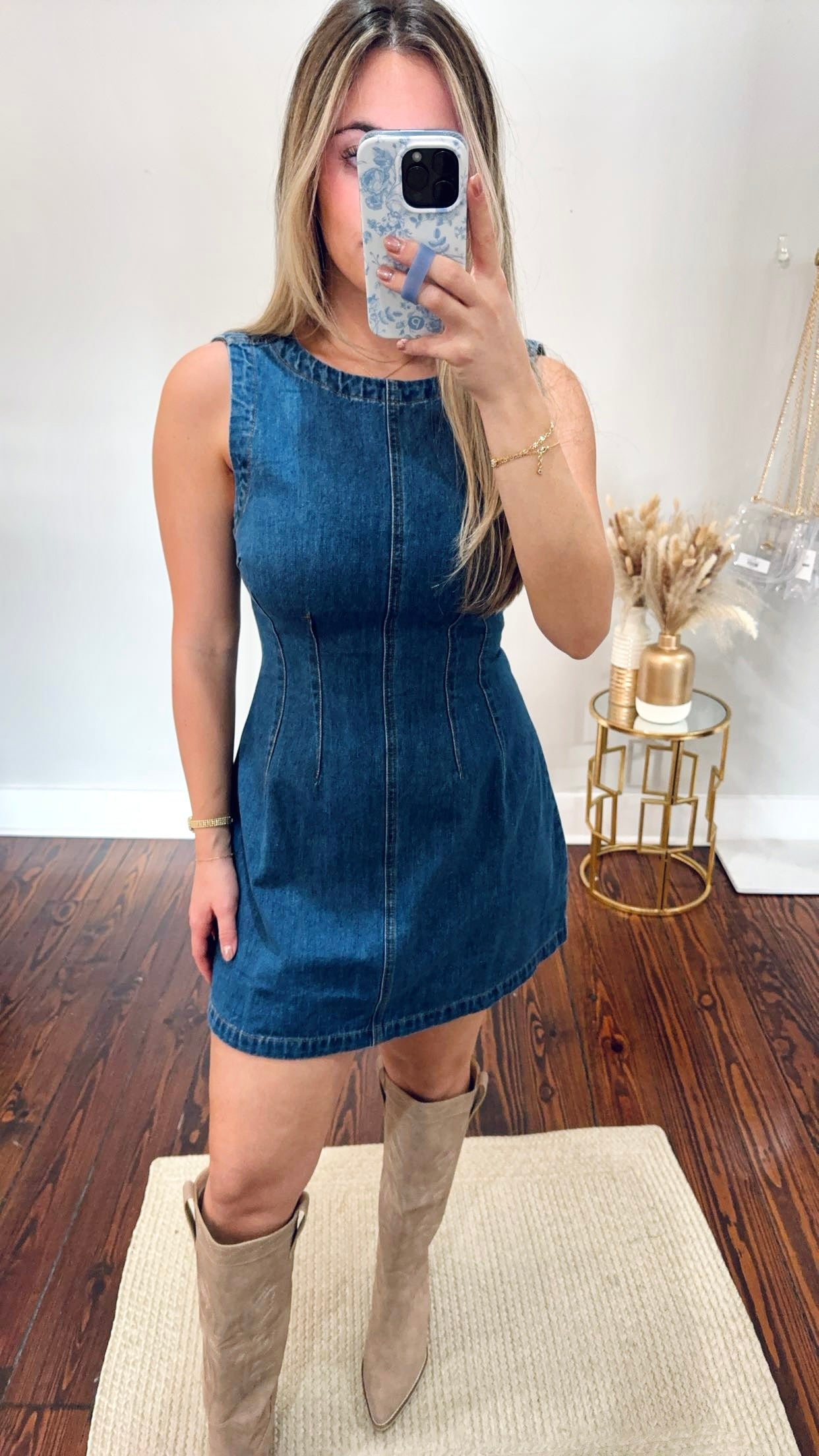 Denim Mini Dress