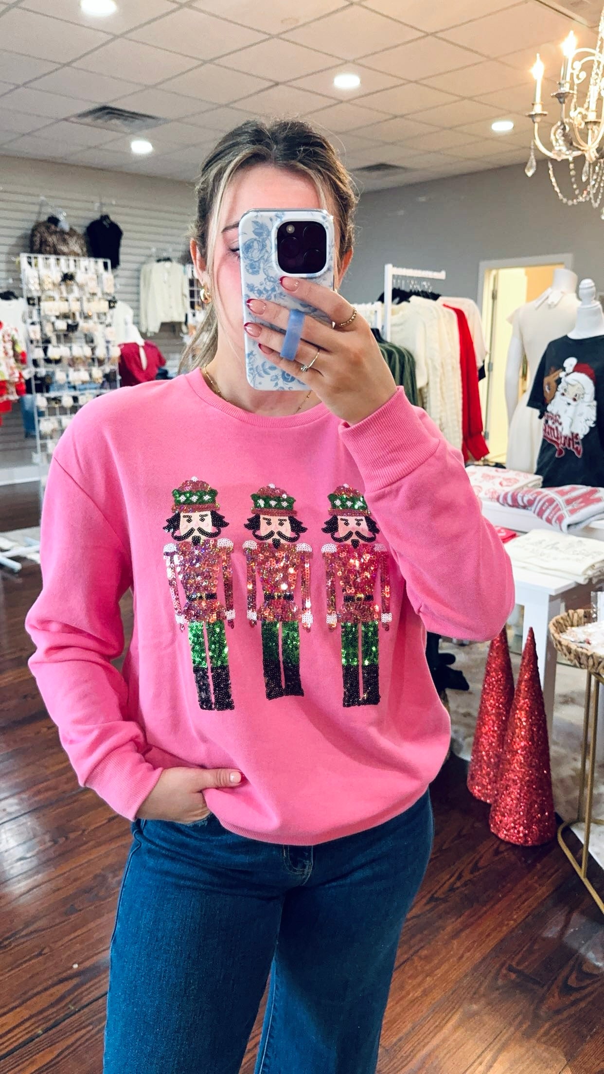 Nutcracker Sequin Sweatshirt