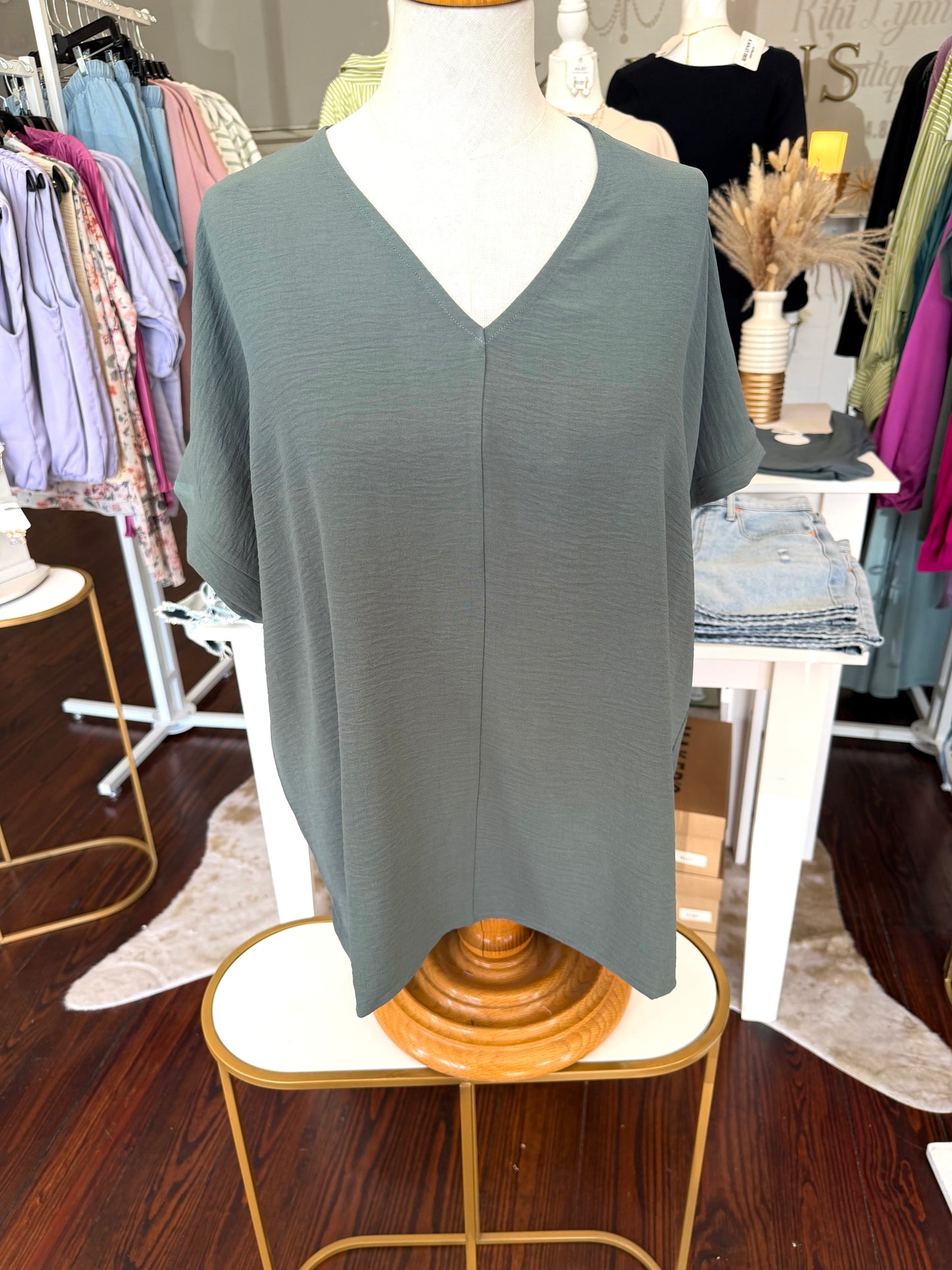 V-Neck Blouse