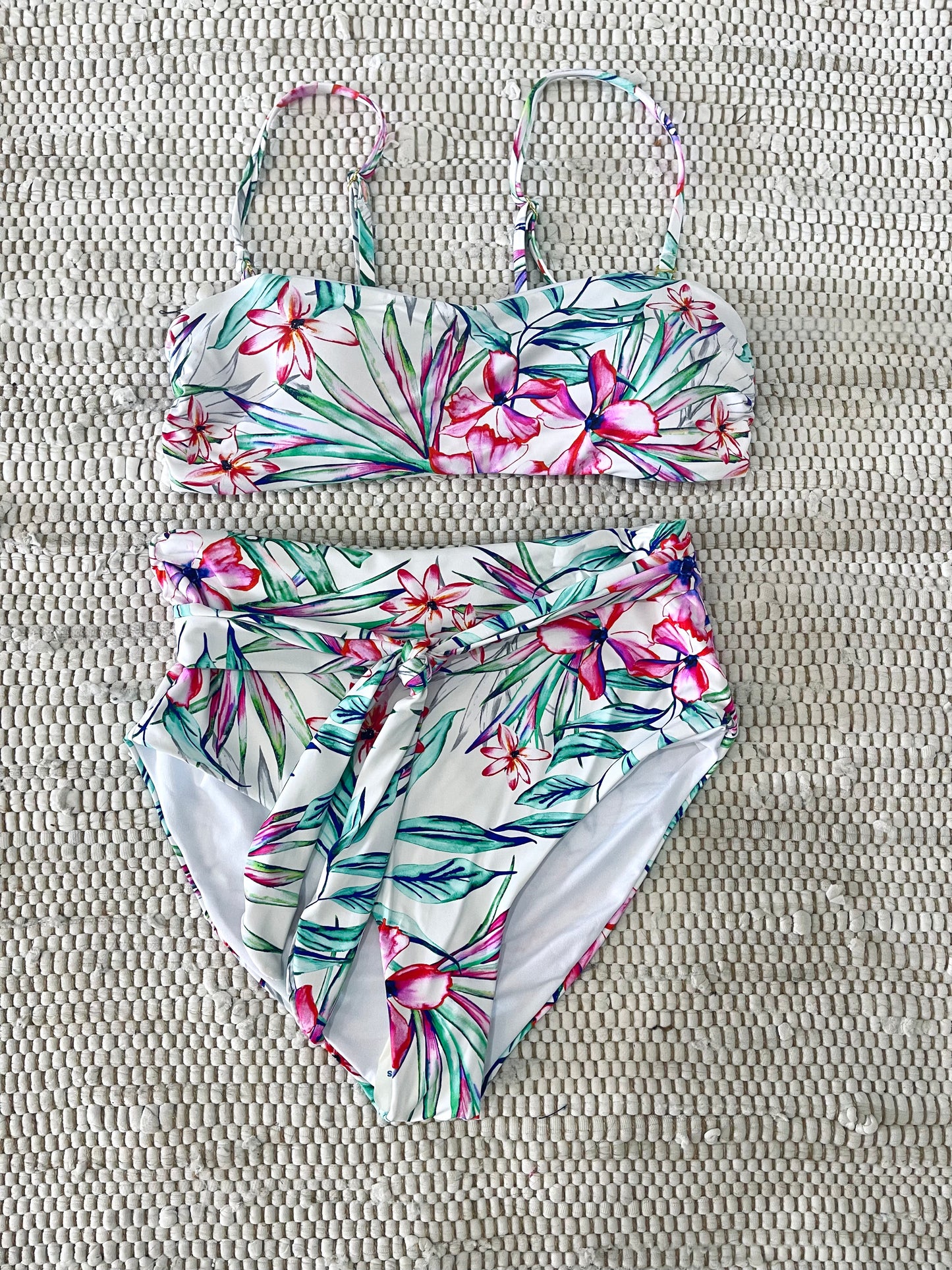 Tropical High Waist Bikini