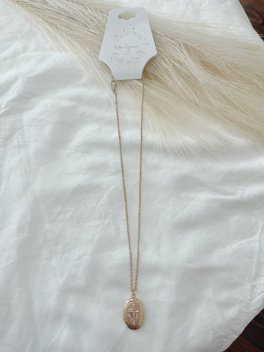 Cross Locket Necklace