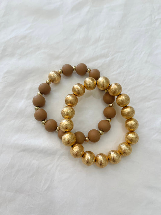 Mocha Beaded Bracelets