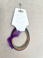 Mardi Gras String Bracelet Set