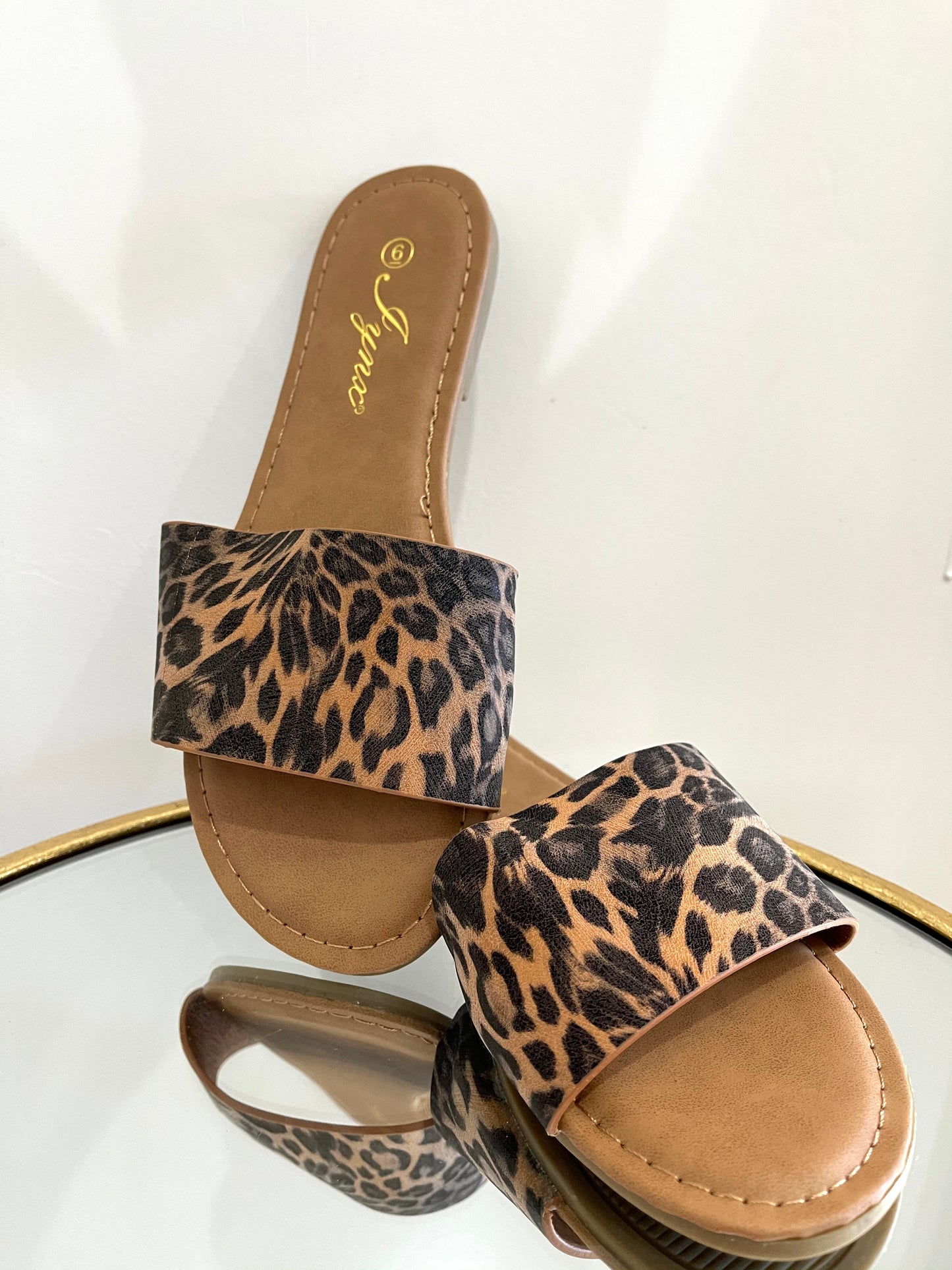 Leopard Sandal